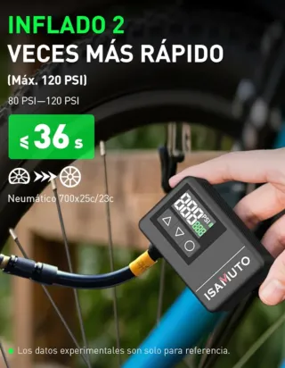 Mini Bomba Aire Eléctrica Portátil 120psi