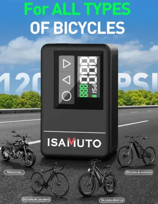 Mini Bomba Aire Eléctrica Portátil 120psi