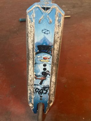 Patinete Freestyle Azul y Plateado