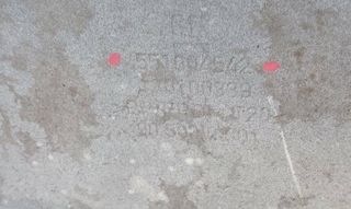 Paragolpes trasero opel 551004542 astra h 525402