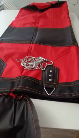 Saco de boxeo rojo 1 metro