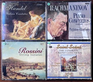Cajas dobles de CDs de Música Clasica de Brilliant