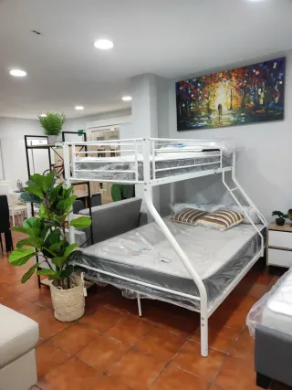 Litera Matrimonio Metal Blanco