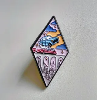 Spilla Harry Potter Hogwarts Express e Ford Anglia