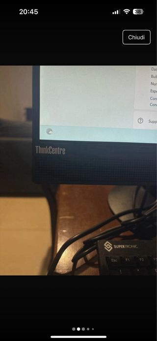 Computer fisso lenovo all in one touch ,24 pollici