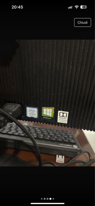 Computer fisso lenovo all in one touch ,24 pollici