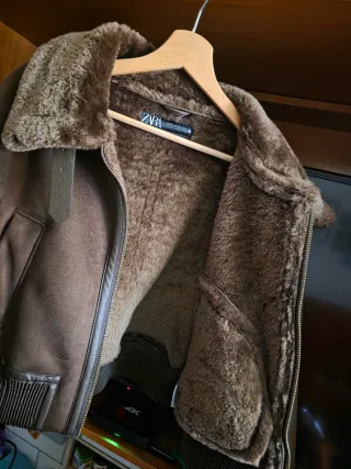 Chaqueta Zara pelo marrón sin estrenar