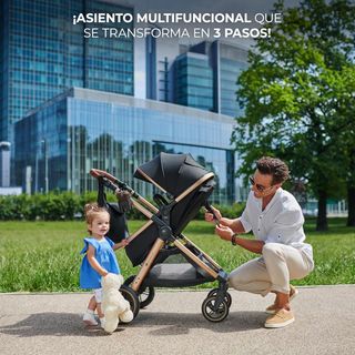 Kinderkraft ESME Carrito bebé 3 en 1 Set, con Port