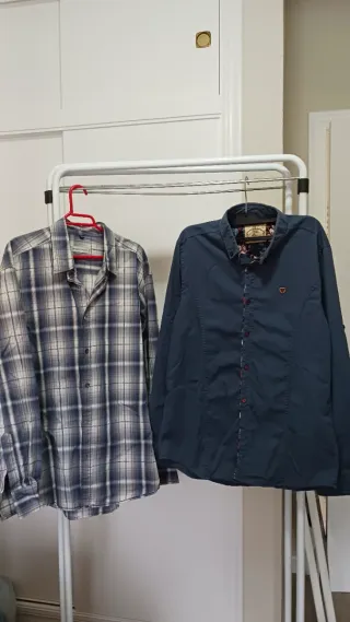 Chaqueta estampada y deportiva azul Talla L