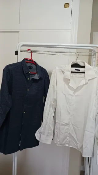 Chaqueta estampada y deportiva azul Talla L