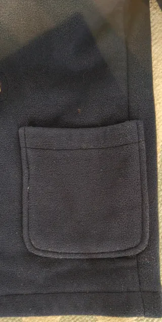 Trenca azul marino forro cuadros