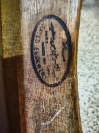 Taburetes antiguos camello (2 unidades)