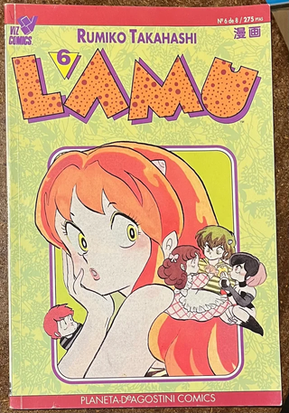 Lamu vol 5, 6 manga tapa blanda español como nuevo