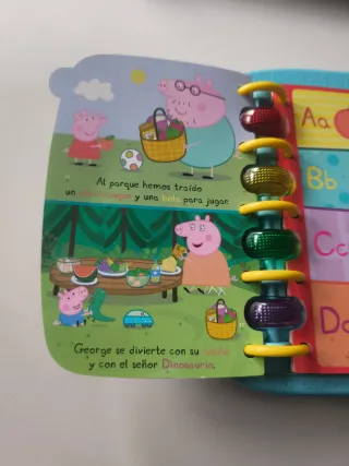 Libro Electrónico Peppa Pig Vtech Aprendo y Descub