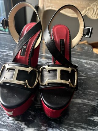 Sandalias Carolina Herrera Piel Seda