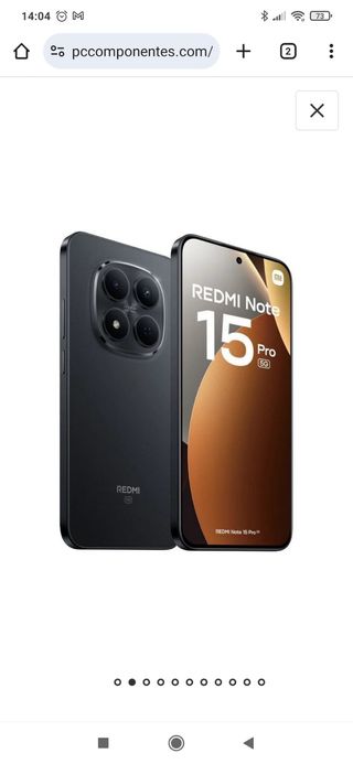 Xiaomi Redmi Note 15 Pro Negro