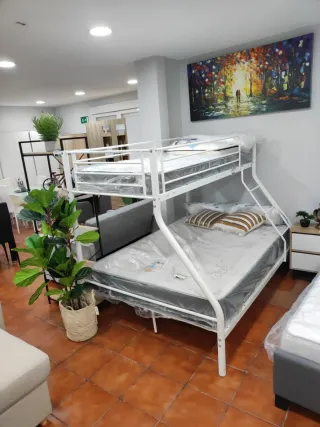 Litera Matrimonio Metal Blanco