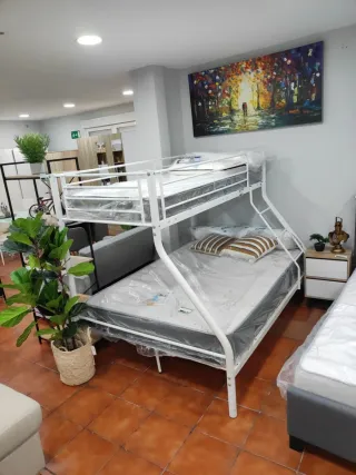 Litera Matrimonio Metal Blanco