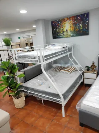 Litera Matrimonio Metal Blanco