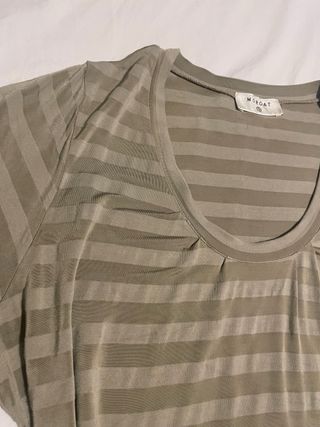 Camiseta MORGAT rayas grises