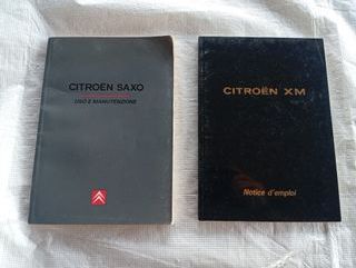 Libretti Uso Manutenzione Citroën Saxo e XM