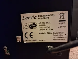 Estufa chimenea eléctrica Lervia