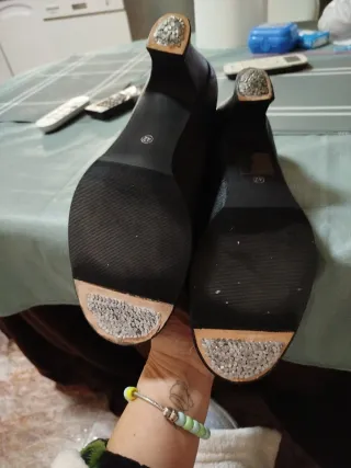 Tacones Flamenco El Rocío Negros