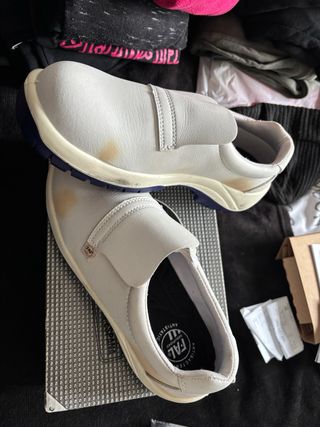 Zapatos de enfermería FAL Seguridad blancos