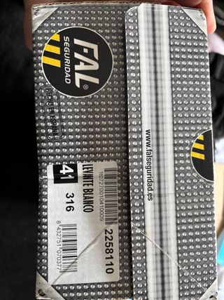 Zapatos de enfermería FAL Seguridad blancos