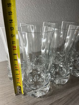 Set 7 Bicchieri Vetro Acqua/Long Drink