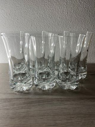 Set 7 Bicchieri Vetro Acqua/Long Drink