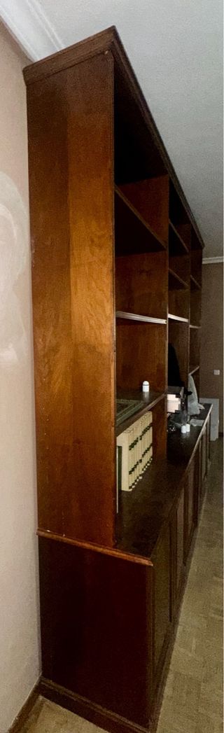 Librería madera maciza