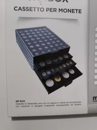 MP-BOX n. 1 Cassetto per Monete 80 Caselle