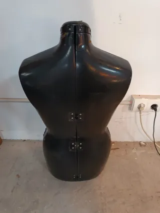 Maniquí sastre ajustable negro