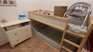 Literas Ikea madera + colchones nuevos