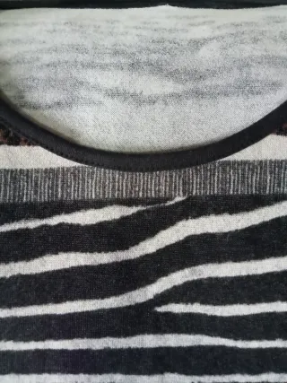 Camiseta larga animal print XXL