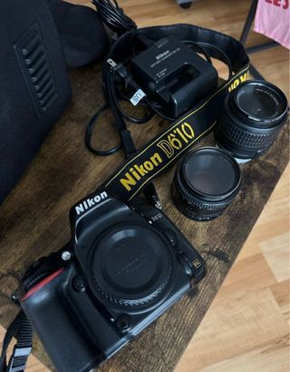 Cámara Nikon D610 reflex + Objetivos y accesorios