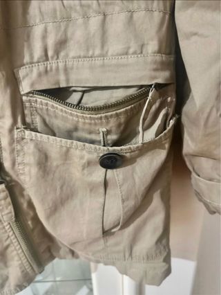 Parka Pull&Bear Beige Mujer