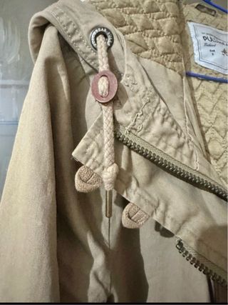 Parka Pull&Bear Beige Mujer