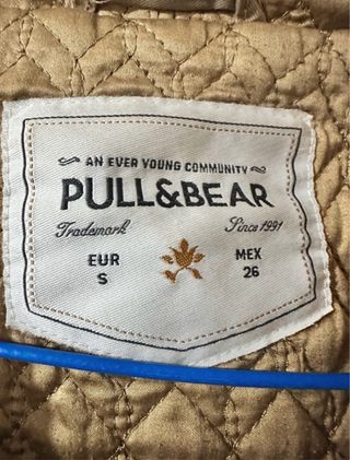 Parka Pull&Bear Beige Mujer