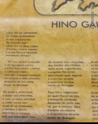 Himno Galego Mapa y Letra