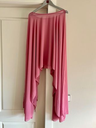 Capa rosa para fiesta o boda