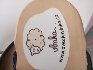 Zoccoli Oveckavlnka floreali neri e rosa