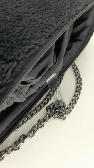 Borsa piccola Chanel in tessuto con catena