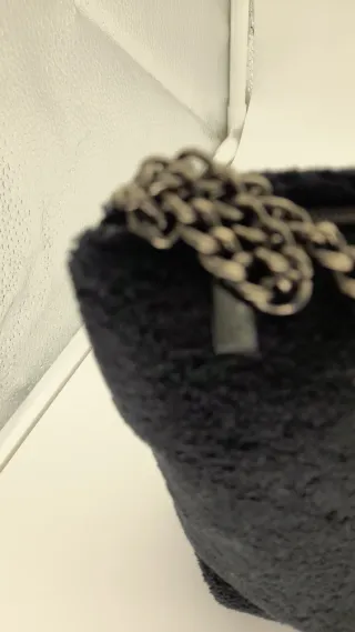 Borsa piccola Chanel in tessuto con catena