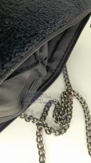 Borsa piccola Chanel in tessuto con catena