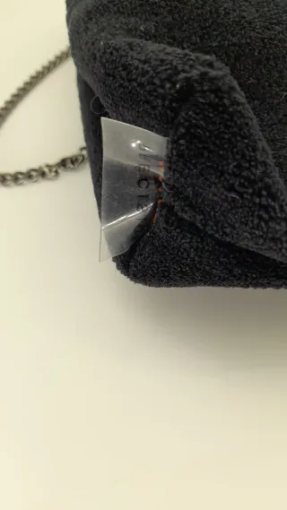 Borsa piccola Chanel in tessuto con catena