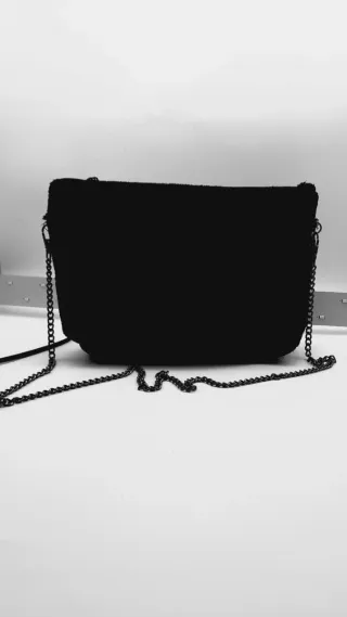 Borsa piccola Chanel in tessuto con catena