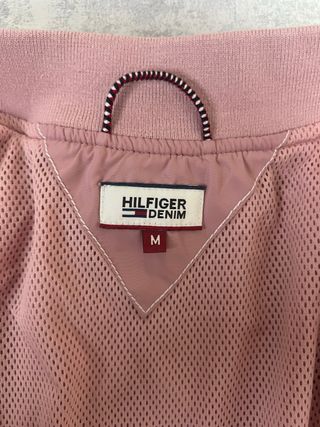 Tommy Hilfiger Light Bomber Jacket Zip Up Pink Y2K