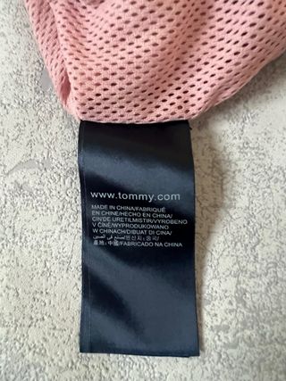 Tommy Hilfiger Light Bomber Jacket Zip Up Pink Y2K